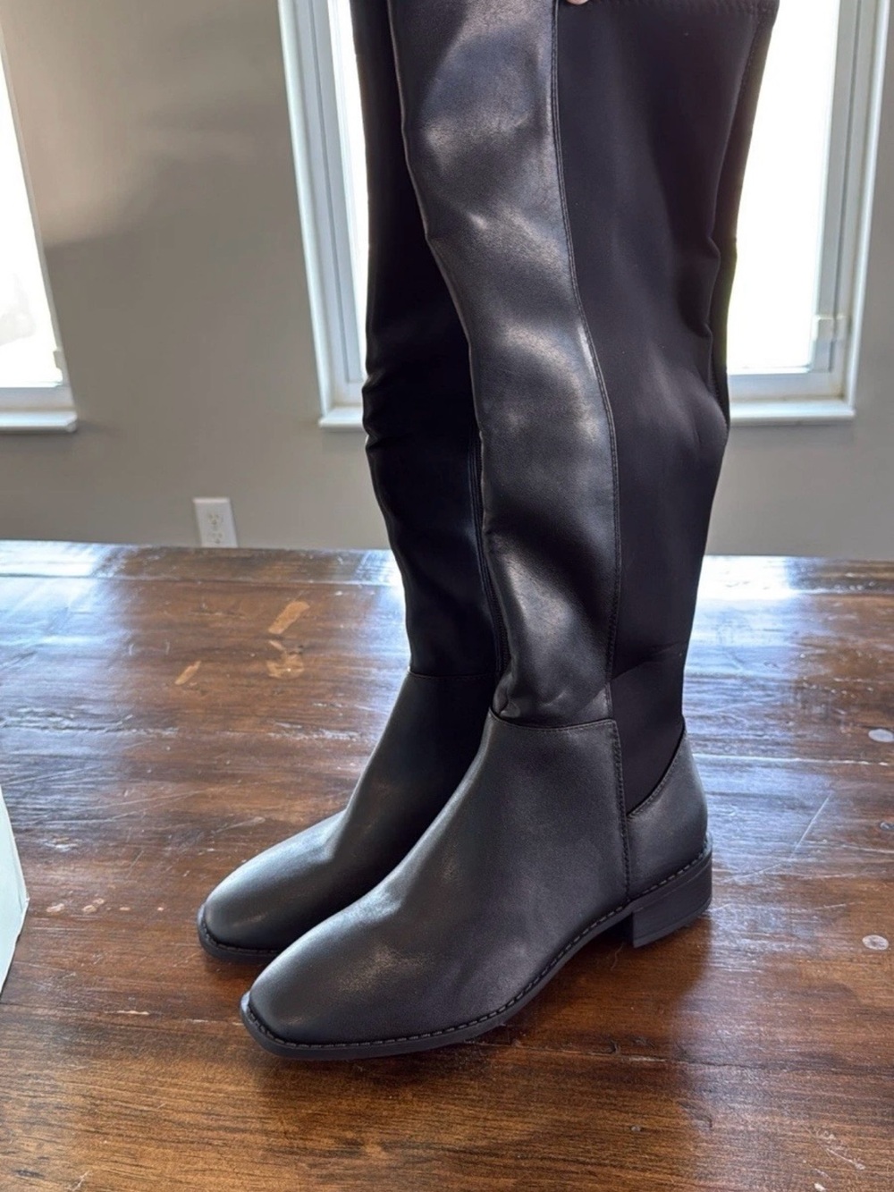 Kohl's Black Over-the-Knee Riding Boots